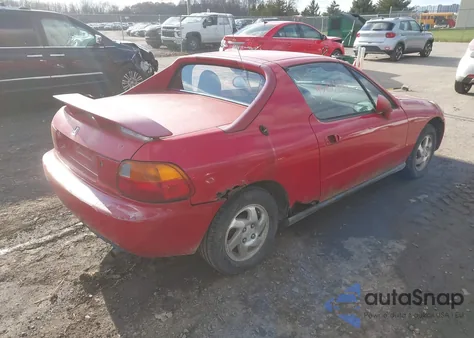 1994 Honda Civic Del Sol S из США, поврежденный, VIN JHMEG1248RS002179